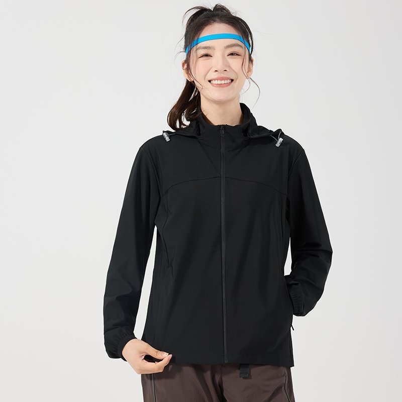 Lightweight Sun Protection Clothing for Women, Summer Breathable Zipper Cardigan, Skin-Friendly Jacket, Sports Style, Uv Protection, Breathable Top