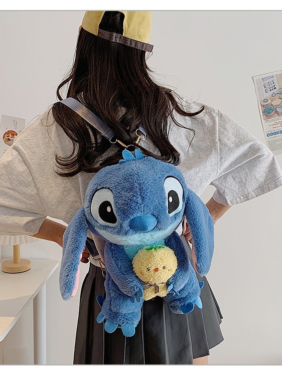 Pequeña venta al por mayor Stitzi felpa dibujos animados mochila niña linda ins bandolera regalo para padres e hijos image 3