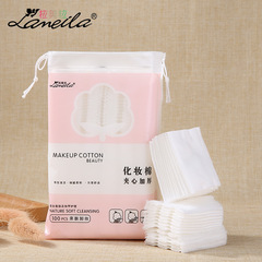 Lameila Double-Sided Edged Cleansing Pads, 100 Pcs Padded Makeup Remover Pads & Nail Polish Remover Pads CXT014