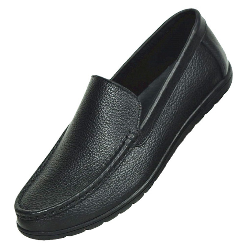 Mocassins Derby en daim et cuir verni pour hommes, bout pointu, bout carré, chaussures d'extérieur pour affaires_voghion.com