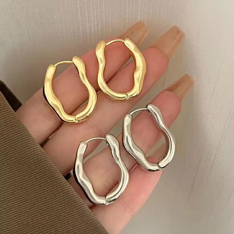 Geometric design elegant fashionable universal earrings