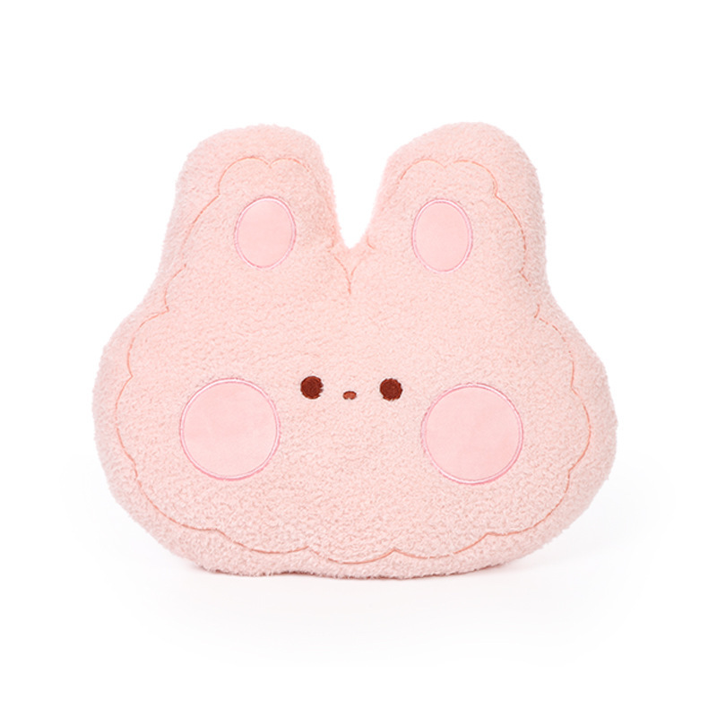 かわいいバニーカーシートクッション秋と冬ぬいぐるみ暖かく快適な肥厚カーシートカバー漫画カーシートクッション|undefined