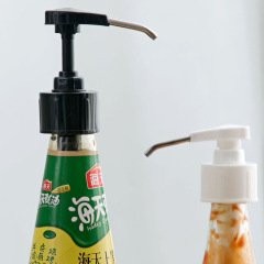Oyster sauce press nozzle wholesale household 304 stainless steel universal kitchen quantitative soy sauce oyster sauce squeeze pump head