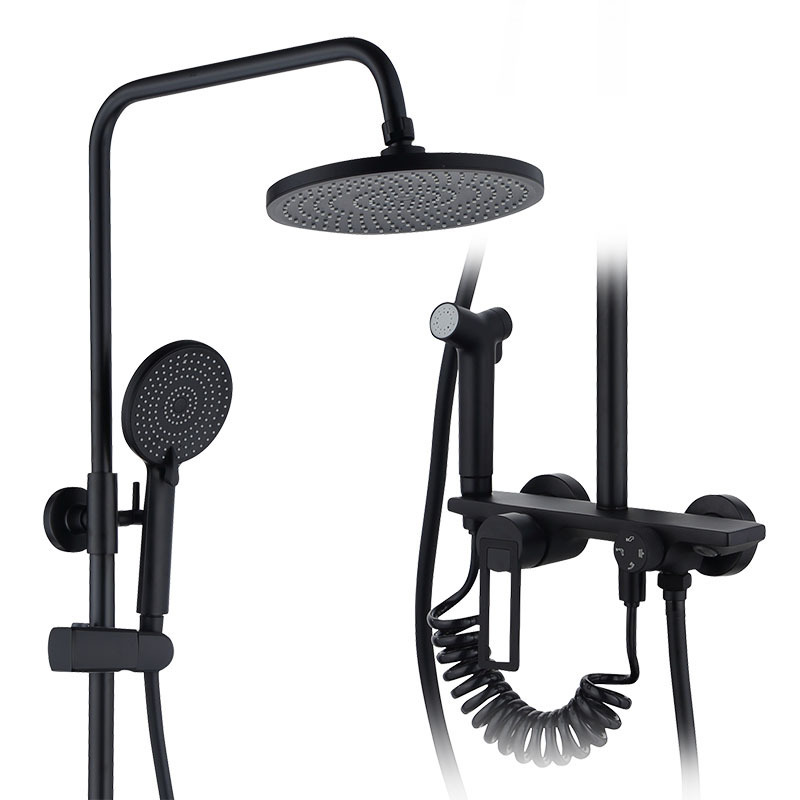 Cuatro engranajes negros - rociadores de estrellas llenas