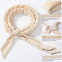 2022新款亞馬遜跨境懶人無熱捲髮棒蝴蝶結長條髮帶睡眠大波浪