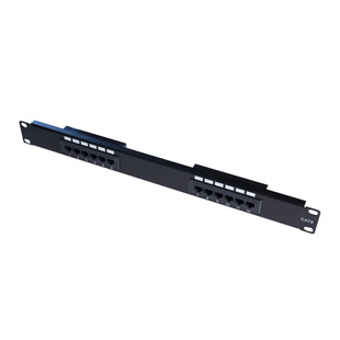 19inch Category 6 12-port Unshielded Monolithic Patch Panel