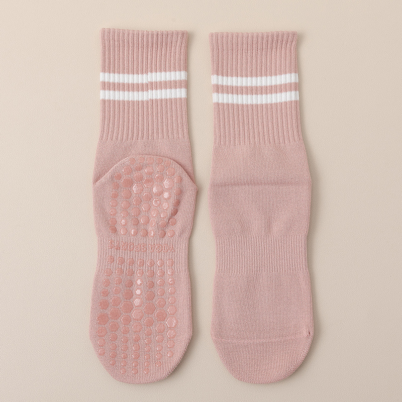 Calcetines de algodón para niños, calcetines deportivas antideslizantes de silicona para mujeres, calcetines especiales de acondicionamiento físico, calcetines de pilates, etc.