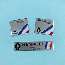 适用于雷诺RENAULT金属车贴 汽车改装铭牌贴标划痕遮挡装饰铝标贴