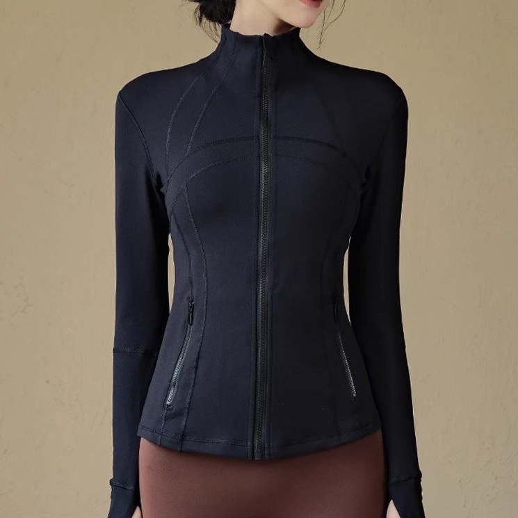 Fitness Pilates Yoga Tops Women's Morning Running Quick-Drying Clothes Long-Sleeved Aerobic Sports Running Outdoor Clothes Thin Tops