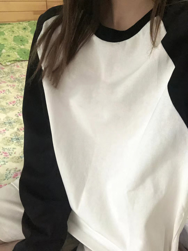 棉长袖t恤女2025新款春春季季内搭打底衫酷飒风女装感上衣|undefined