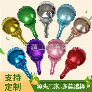 厂家直销  光版手持棒气球 广告印字地推宣传手持棒可印刷图案