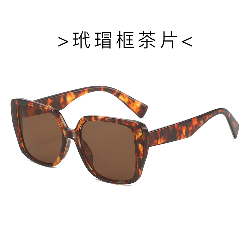 24 años de stock de fábrica, nuevas gafas de sol de montura grande de la serie miu, gafas de sol de todo fósforo de moda, hombres y mujeres, sombra al aire libre