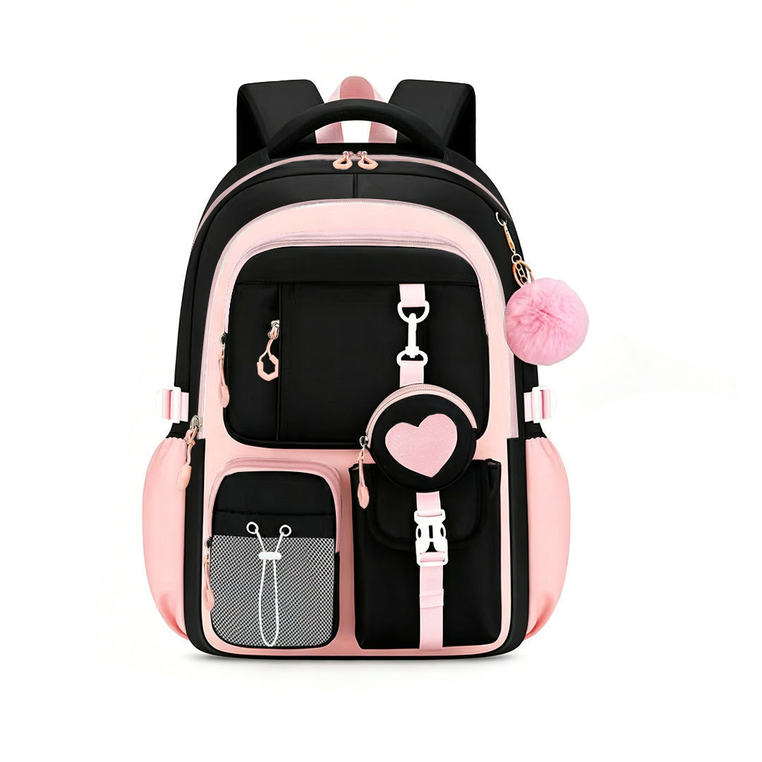 Nuevas mochilas transfronterizas para estudiantes de primaria, mochila de niñas de secundaria ligera y de gran capacidad.