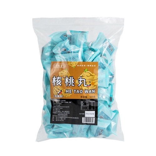Walnut pills 250g 500g walnut sesame pills individually packaged internet celebrity snack food health pills