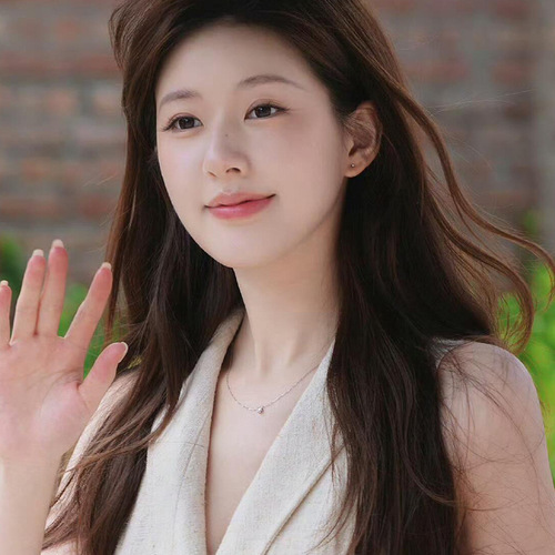 Titanium steel does not fade Zhao Lusi's same style booger diamond zircon necklace accessories women's high-end light luxury niche clavicle chain