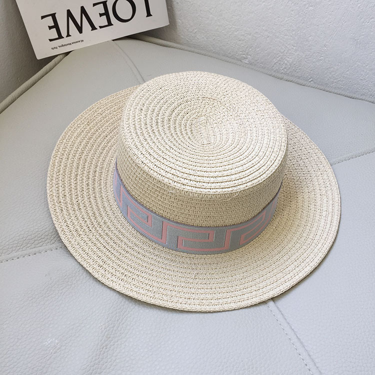 Children Unisex Vintage Style Solid Color Straw Hat display picture 8