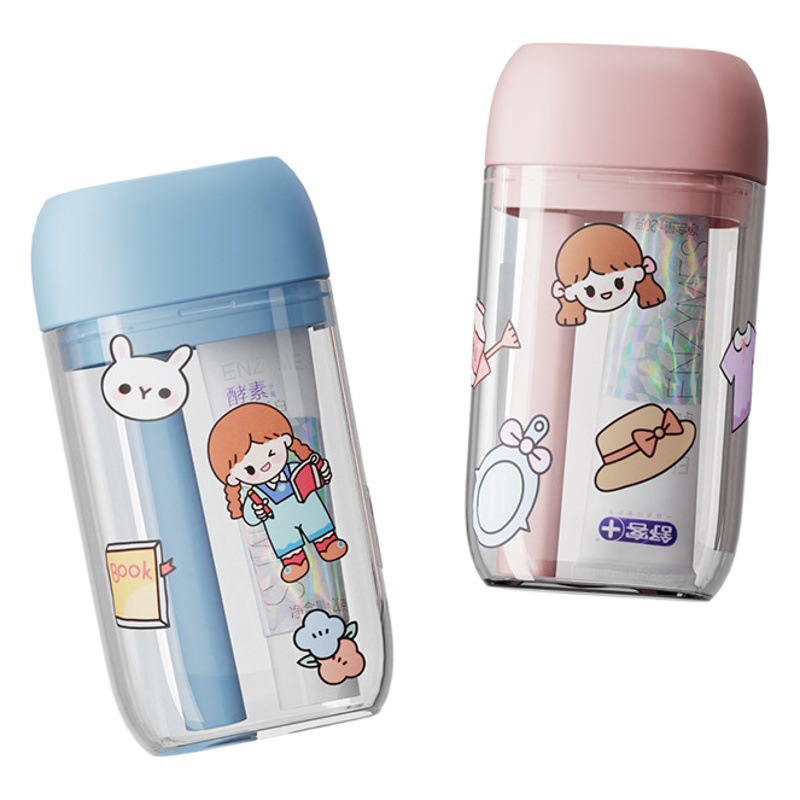 Taza de viaje, cepillo de dientes portátil, kit de lavado, caja de almacenamiento de artículos de tocador de viaje, mini taza de lavado, taza de enjuague bucal multifuncional