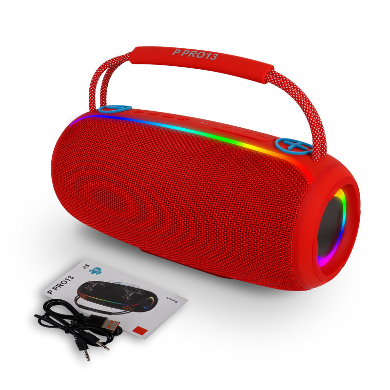 外国貿易クロスボーダー P PRO13 Bluetooth スピーカー RGB カラーライト屋外防水屋外ポータブルハンドヘルドハイパワースピーカー|undefined