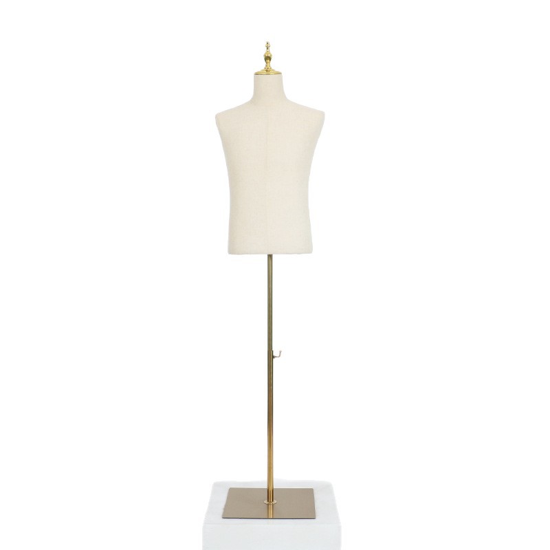 Maniquí Masculino de Busto para Trajes de Plástico para Tiendas de Ropa Masculina image 5