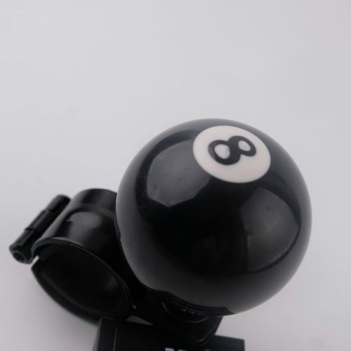Car Steering Wheel Assistant Black Billiard Ball Shape Steering Wheel Helper Car Accessory