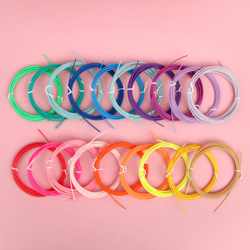 Multicolor 3D printing pen consumables low-temperature PCL filament 1.75mm 3D drawing pen material 3m 5m wholesale
