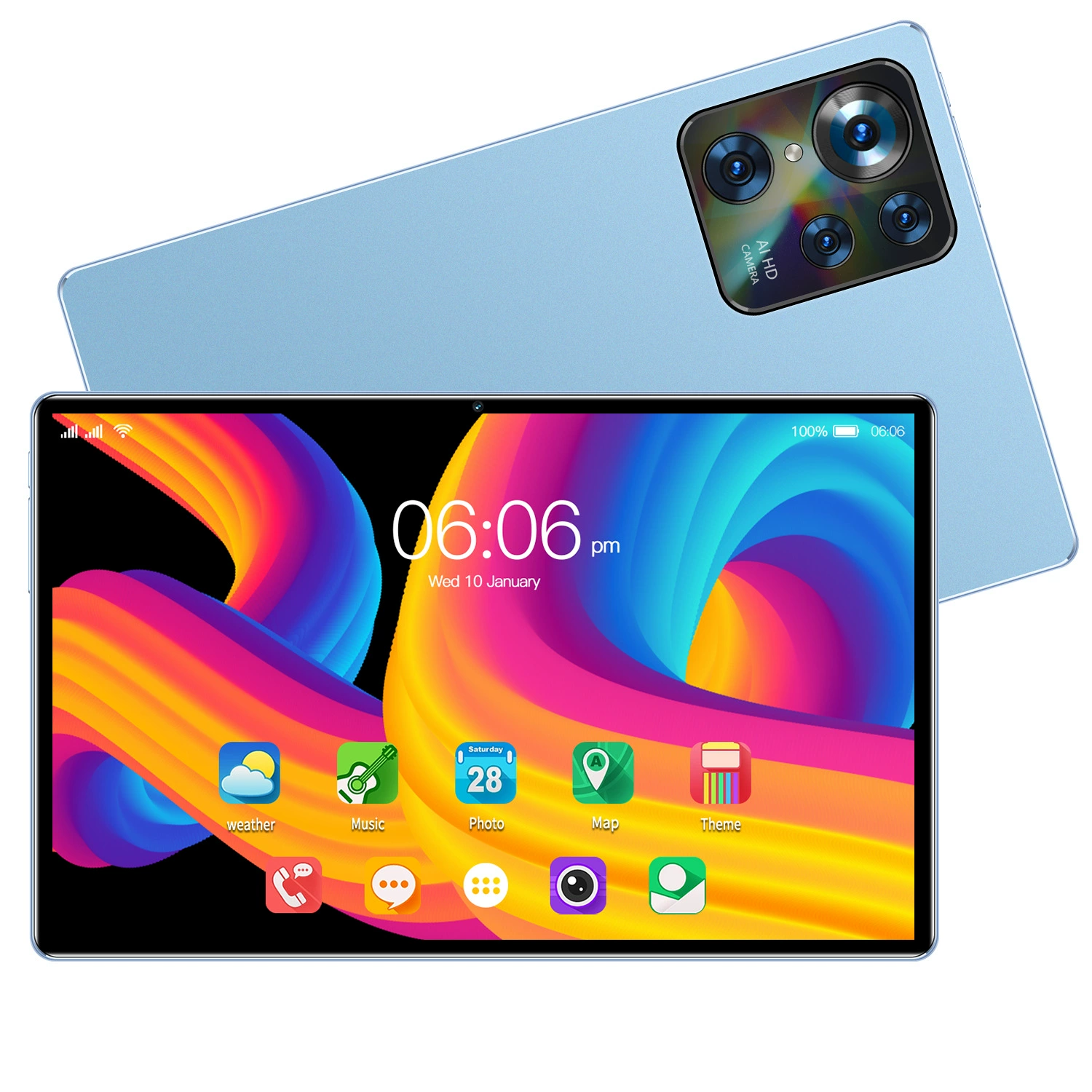 Планшет (Pad8Max) 10,1" Android 14, 16 ГБ+512 ГБ, 12000 мА·ч, 5G/Wi‑Fi/Bluetooth