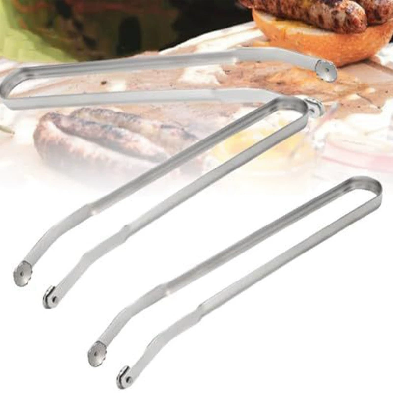 Барбекю колбасы флип-зажим для хот-дога-флип BBQ-зажим для барбекю BBQ Sausage Turning Tongs