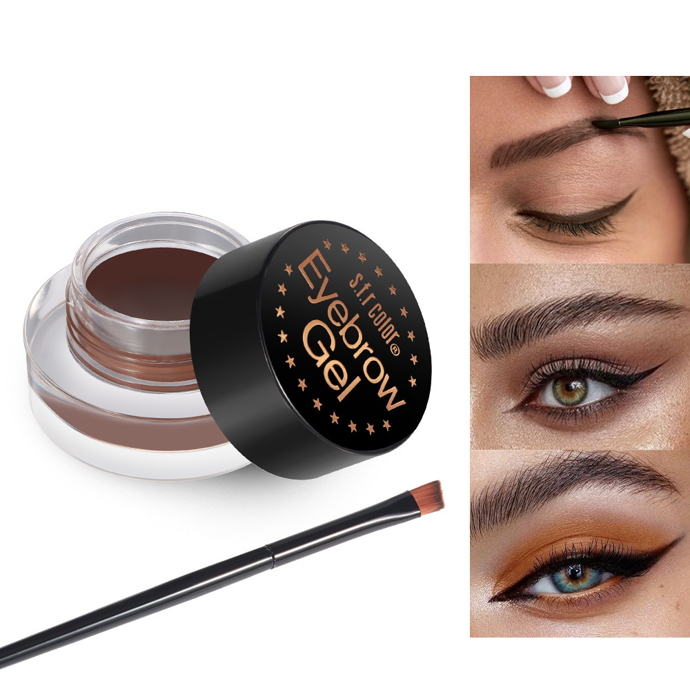 Cross-border s.f.r explosión cejas al por mayor cejas estampado impermeable no se marea color duradero no se quita maquillaje cejas salvajes