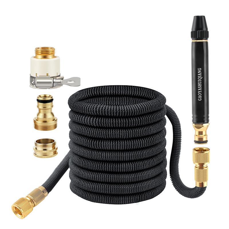 Black Diamond Flexible Telescopic Water Gun For Car Washing Household Floor Washing Window Washing And Plant Spraying_voghion.com