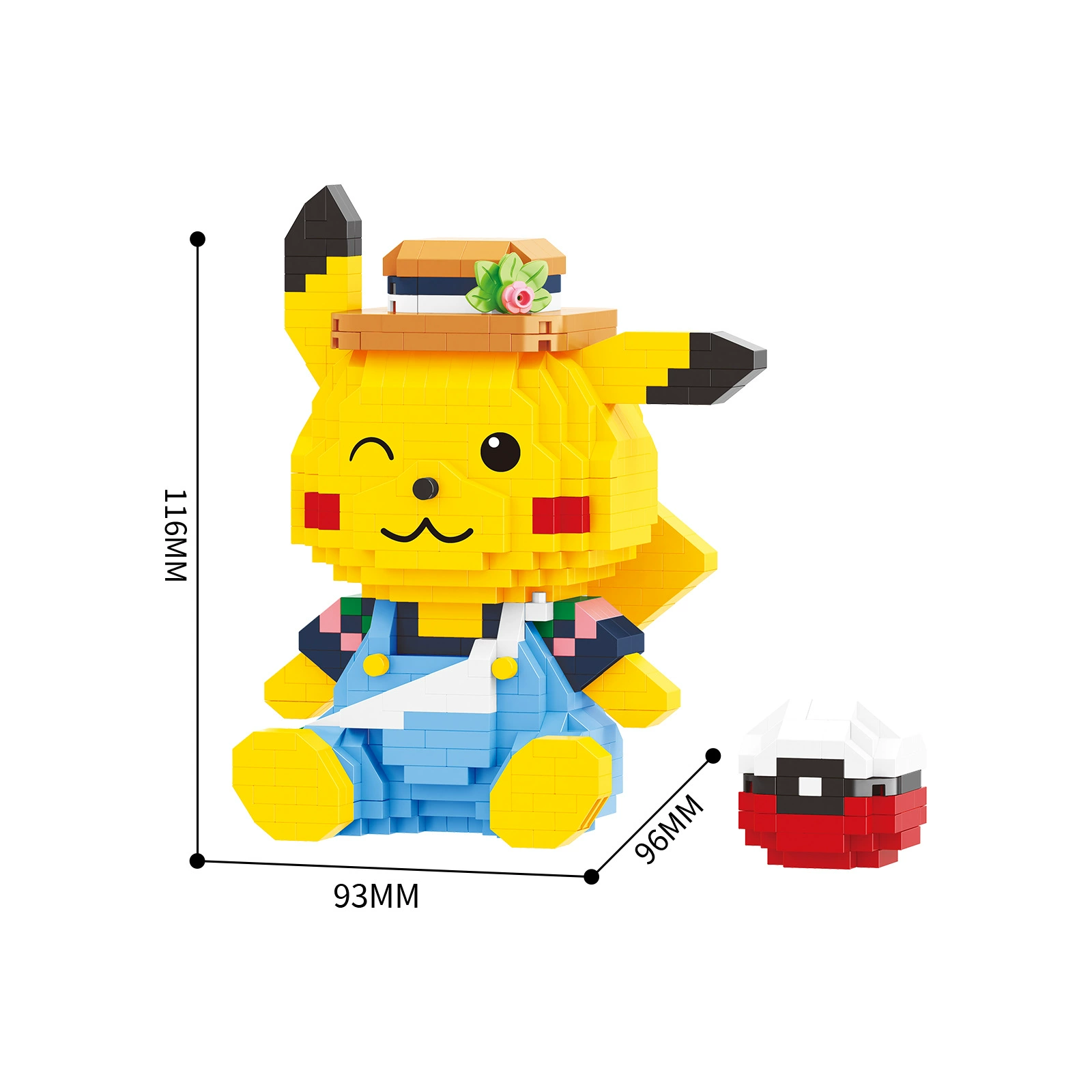 Cartoon doll, constructor, toy for men and women, girl's gift