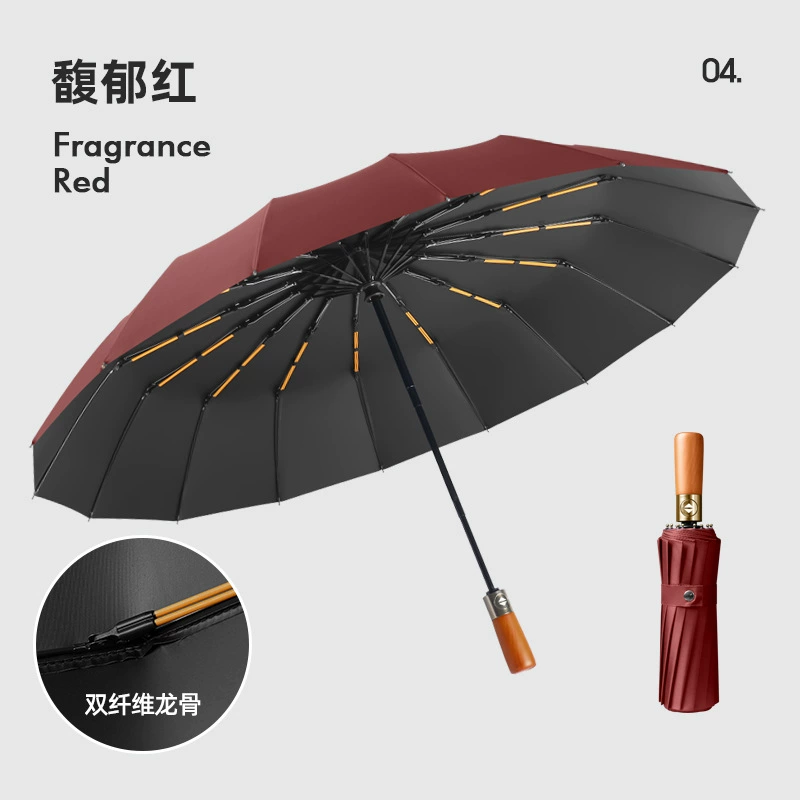 Automatic big umbrella solar-powered, fully automatic, sun protection, UV protection