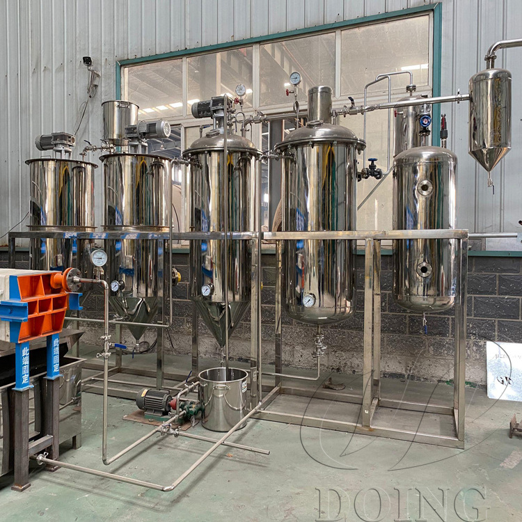 10吨葵花籽油精炼设备 厂家定制中小型食用油全自动精炼成套设备