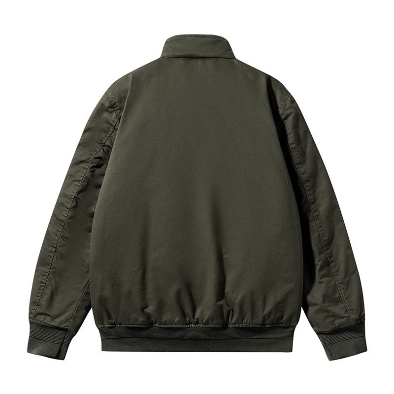 2024 Winter Plush Thick Men, Fashionable Comfortable, Windproof and Washable Workwear Jacket for Men_voghion.com