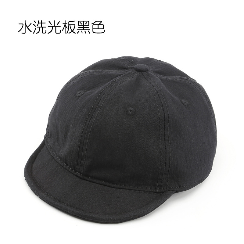 韩版时尚潮流纯色光板好水洗短檐棒球帽街头女防晒遮阳帽男鸭舌帽|undefined