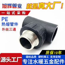 PE三通接头热熔pe水管配件大全加厚热熔水管接头大全20 25 32管件