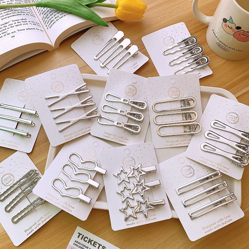 Заколка hairgrip для чёлки, 2 карат, простой элегантный дизайн — коллекция 2023