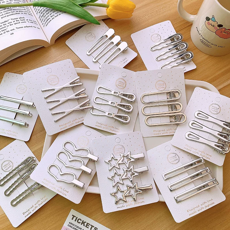 Заколка hairgrip для чёлки, 2 карат, простой элегантный дизайн — коллекция 2023