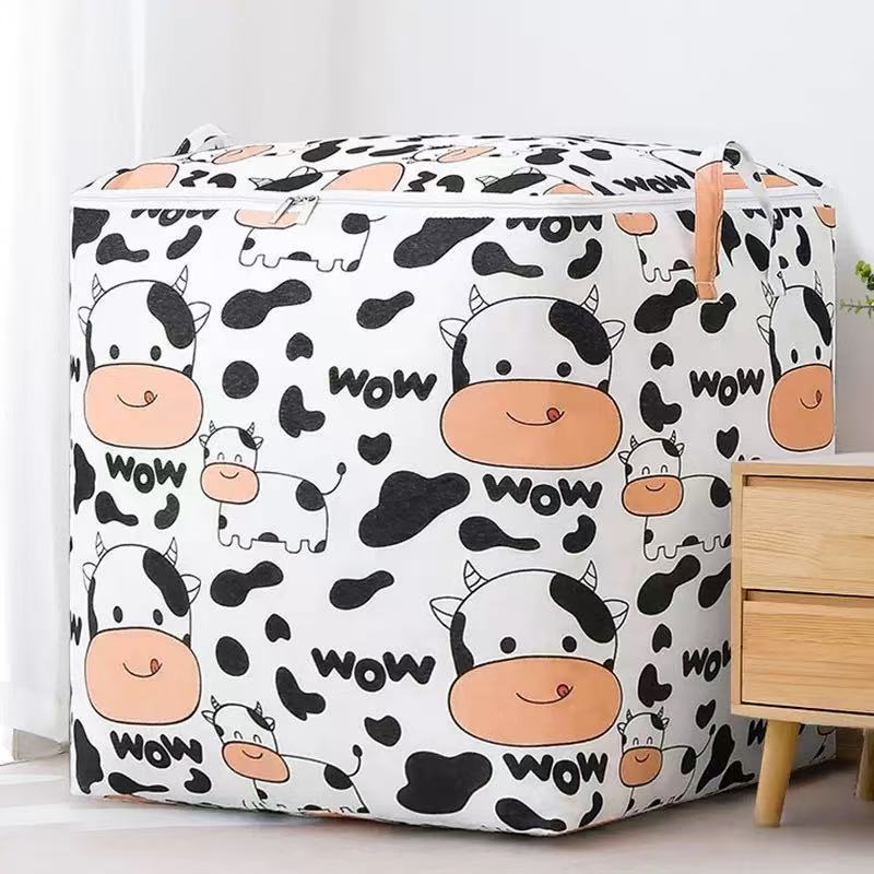 Household Storage Bag Clothing Bedroom Wardrobe Storage Basket Storage Box Fabric Wardrobe Clothing Organization and Storage Artifact