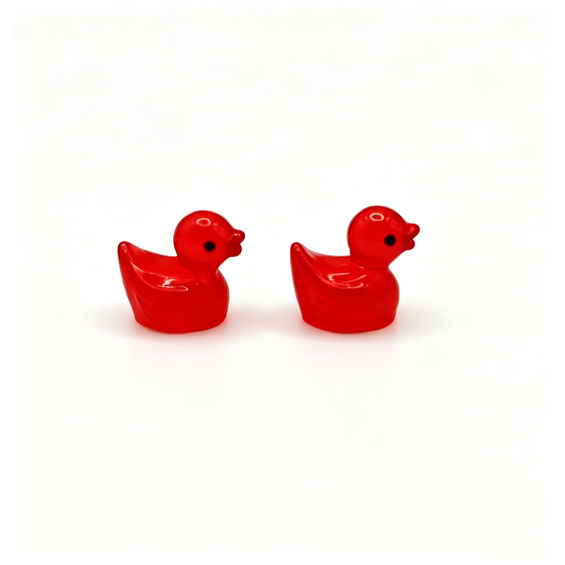 Mini pato luminoso, figura de animal colorida para niños, colgante de resina, micropaisaje, pequeño adorno de resina 3D. image 17