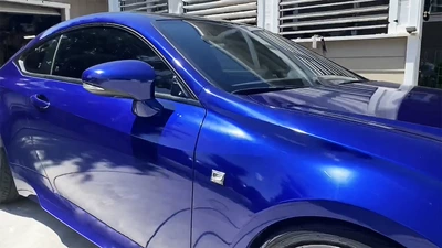 Texture, Full Car Film Anti-Scratch, Auto Color Change Film - super-bright-metallic-blueberry-152-17m-pet-bottom