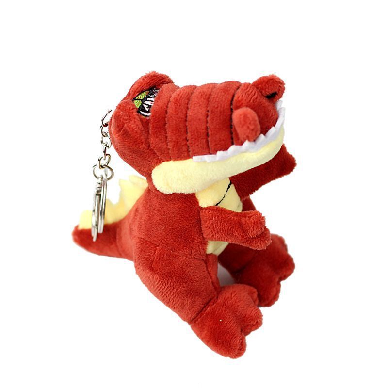 Creativo de dibujos animados de cocodrilo llavero dinosaurio colgante de coche juguete de los niños pequeño cocodrilo muñeca regalo de la muchacha