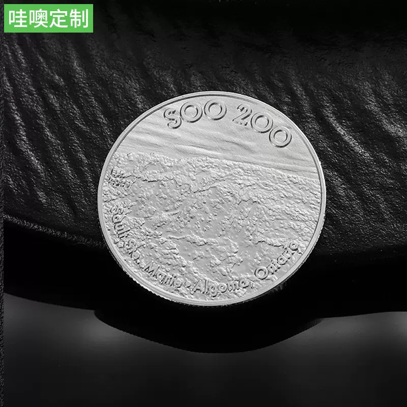 中国长城仿古纪念币定制 旅游收藏硬币 经典地标金属纪念银币定做