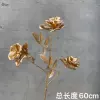 Golden three -headed rose