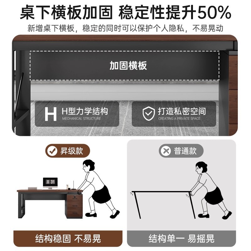 Mesa de oficina, mesa de trabajo simple, mesa de oficina, mesa y silla combinada, escritorio doméstico con cajón, mesa de computadora