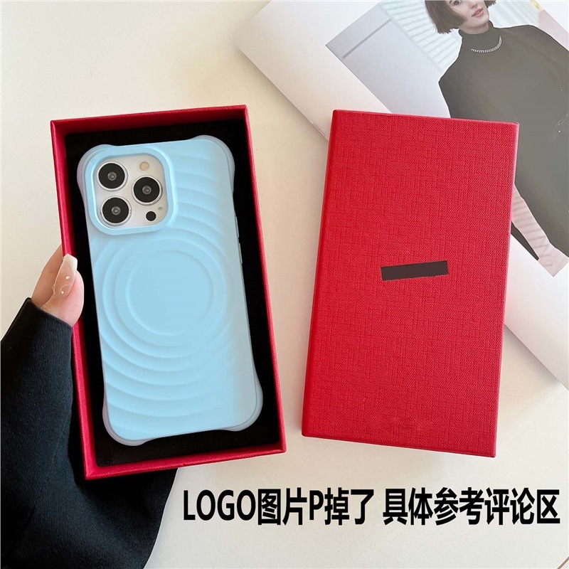 液态硅胶手机壳挂绳白色波漾壳联名赵露思适用于苹果iPhone16prom|undefined