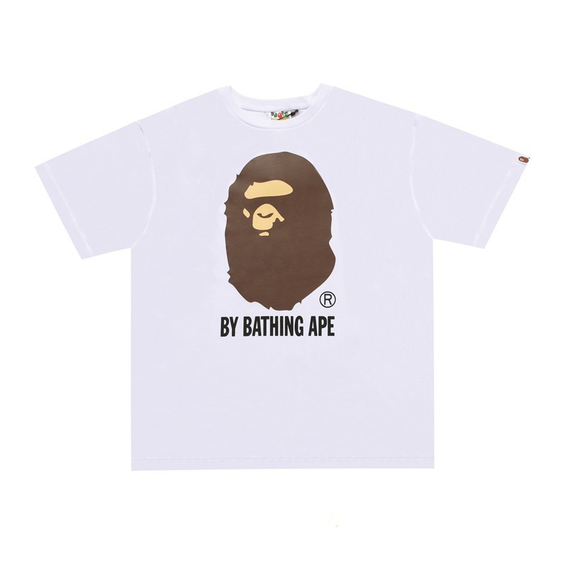 クロスボーダー トレンド ブランド メンズ レディース カップル Tシャツ メンズ 漫画 レター ラウンドネック 半袖|undefined