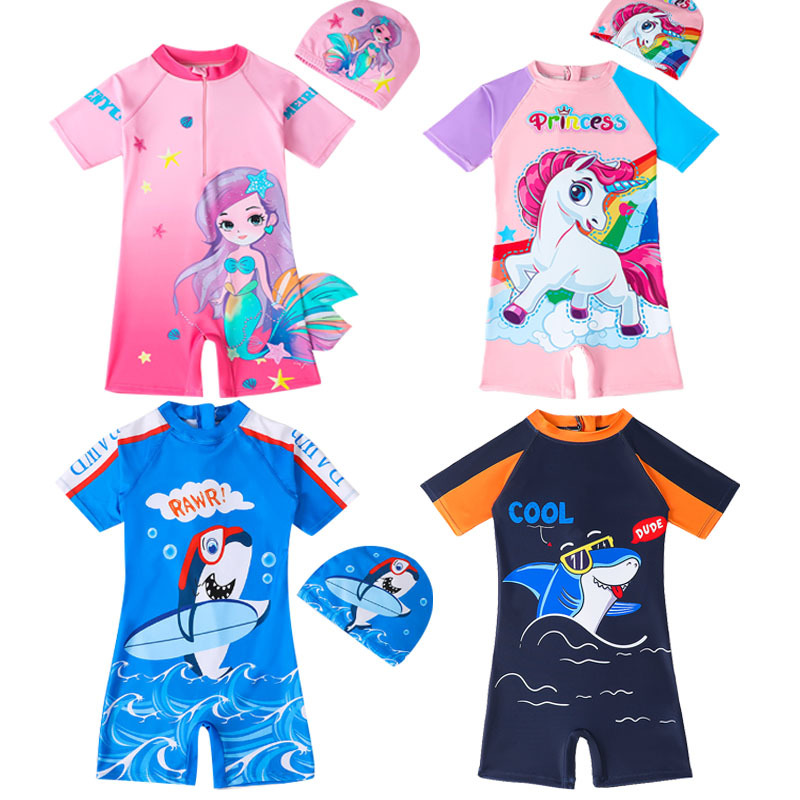 Children's cartoon swimwear, for teenagers, print 2
