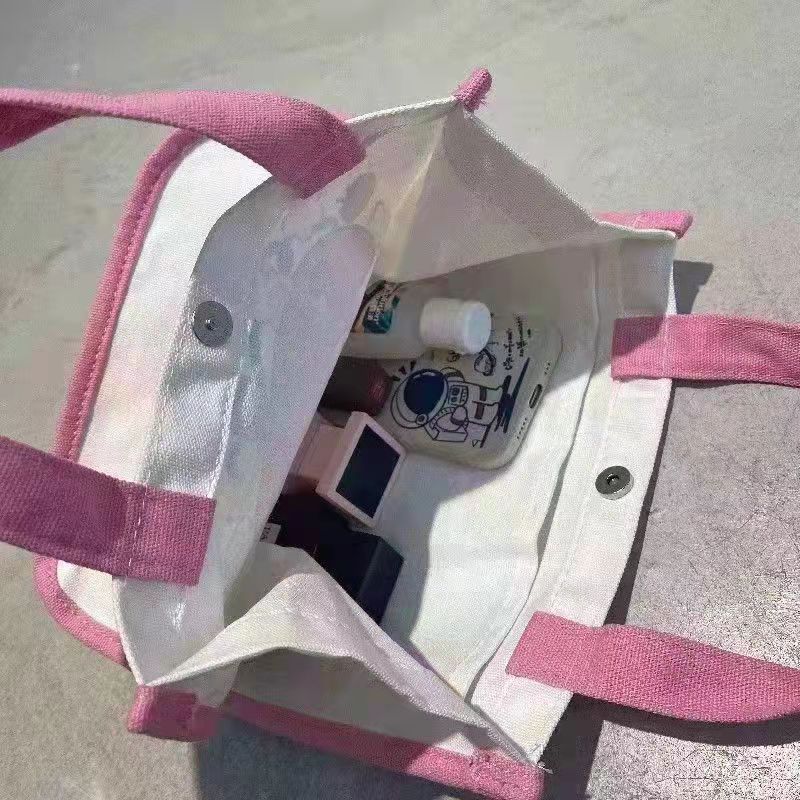 Bolsa de lona para mujeres 2025, nueva bolsa de tela de moda, bolsas de trabajo para estudiantes.