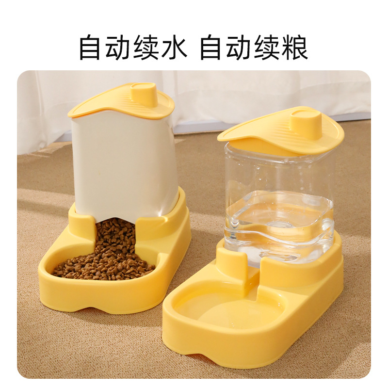 Cantidad de dibujos animados de gran capacidad original alimentador de agua de alimentación automática de gran calibre tazón para perros, tazón para gatos al por mayor
