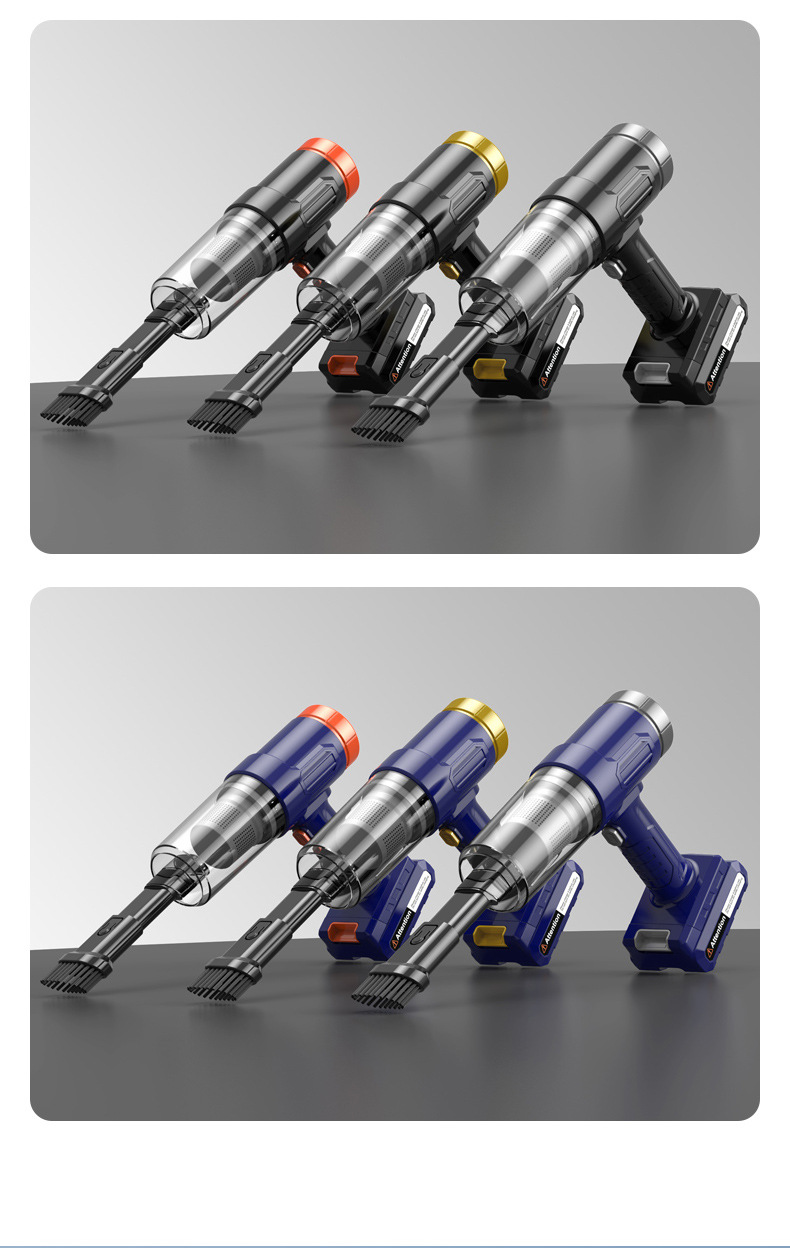 Car Vacuum Cleaner, Car Wireless Charging, Car Home High-Power Vacuum Cleaner, Portable Handheld Vacuum Cleaner